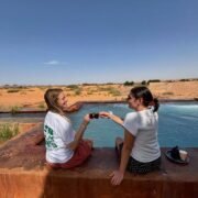 Bahariya Oasis hotel base before a Western Desert safari