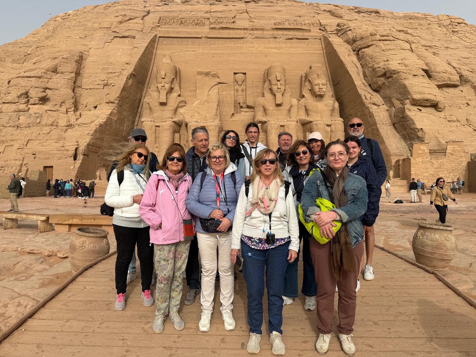 Guest experience among desert scenery near Bahariya Oasis