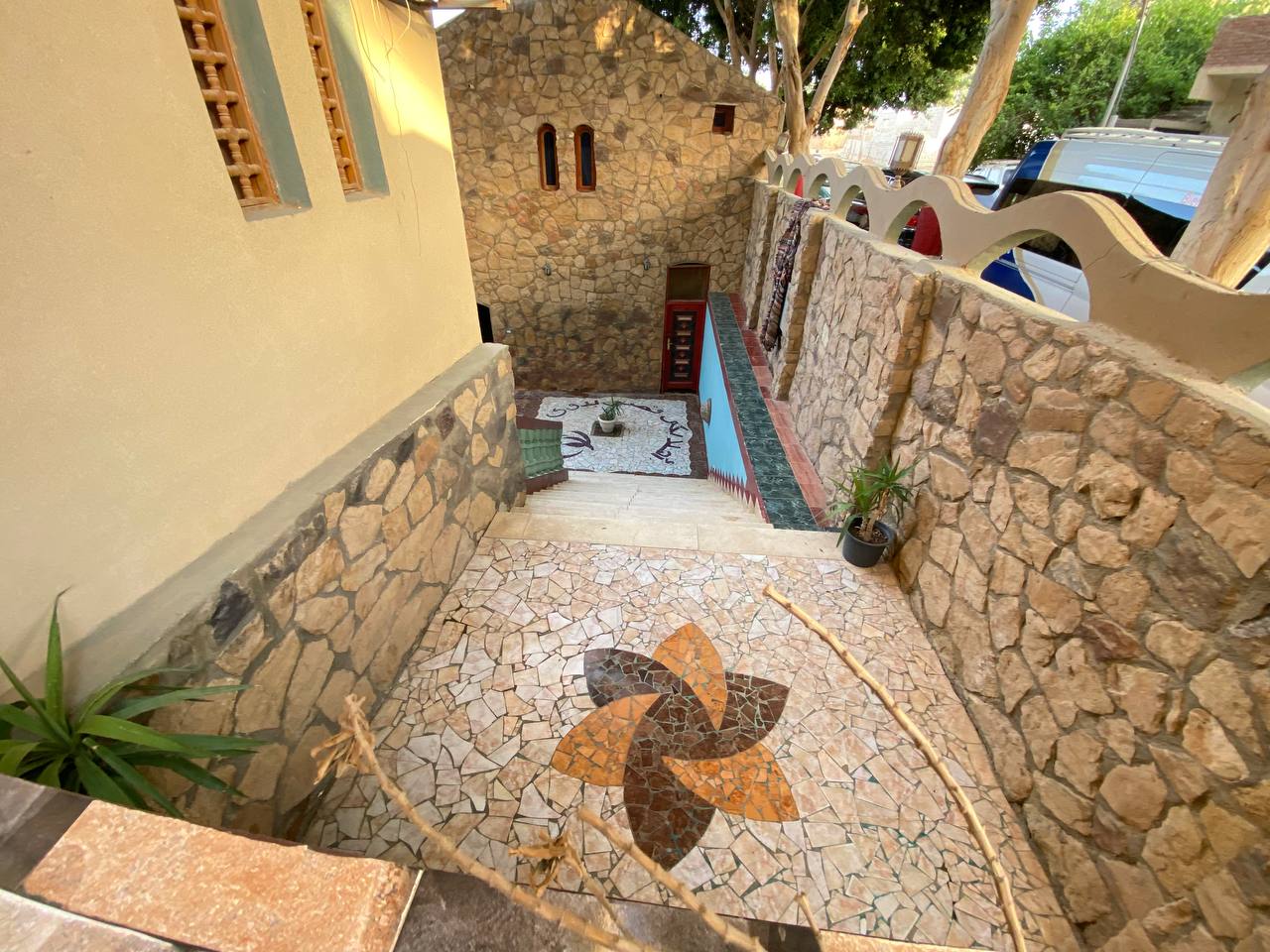Stone pathway