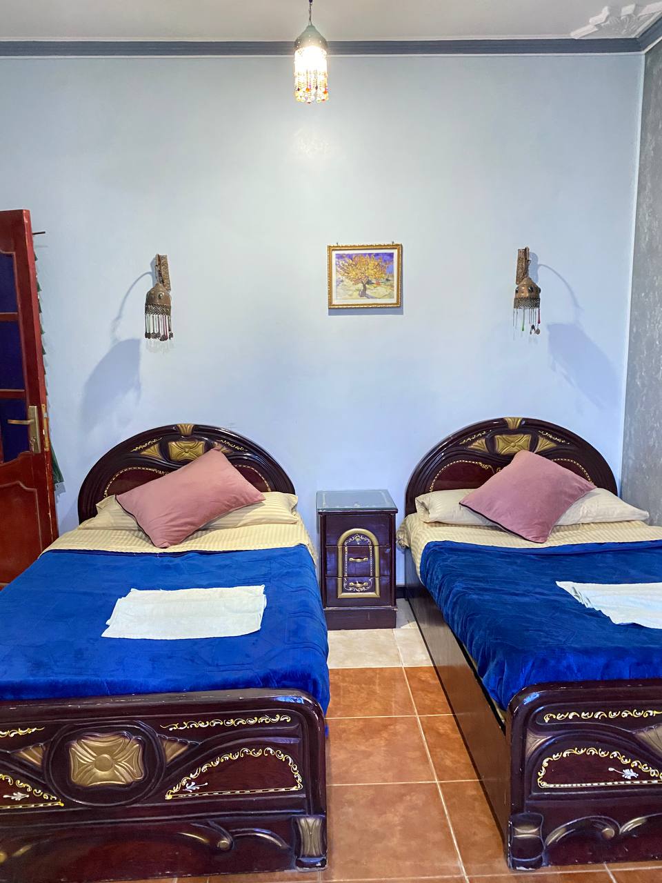 Twin beds