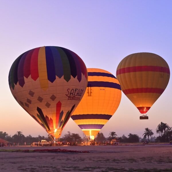 Luxor: West Bank Hot Air Balloon Ride with Hotel Pickup